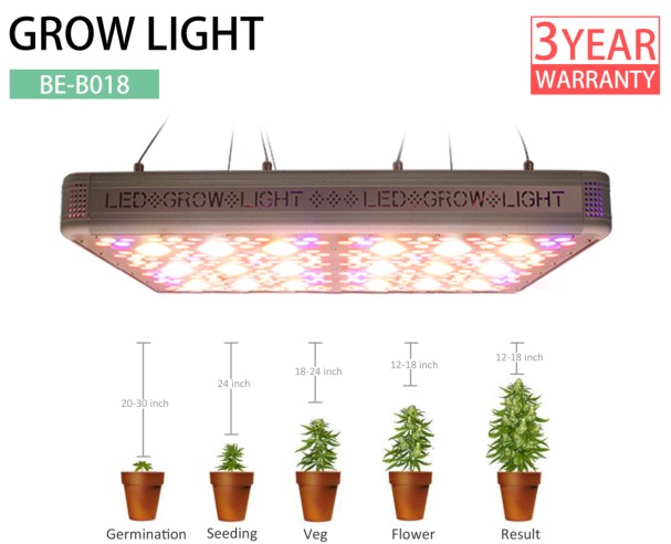 900W Cree COB LED Grow Light For Indoor Growing Weed